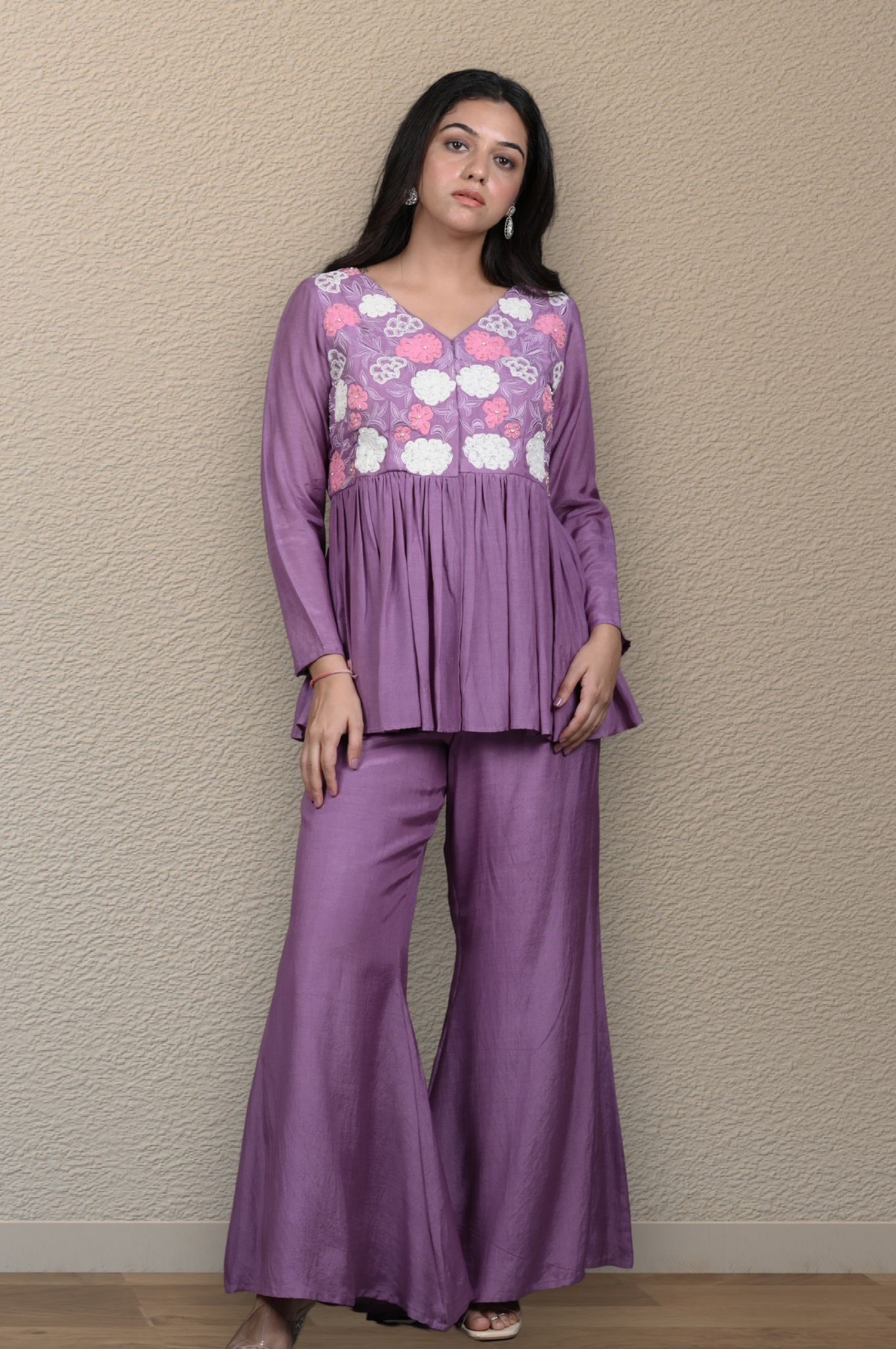 PEPLUM AND BELL BOTTOMS