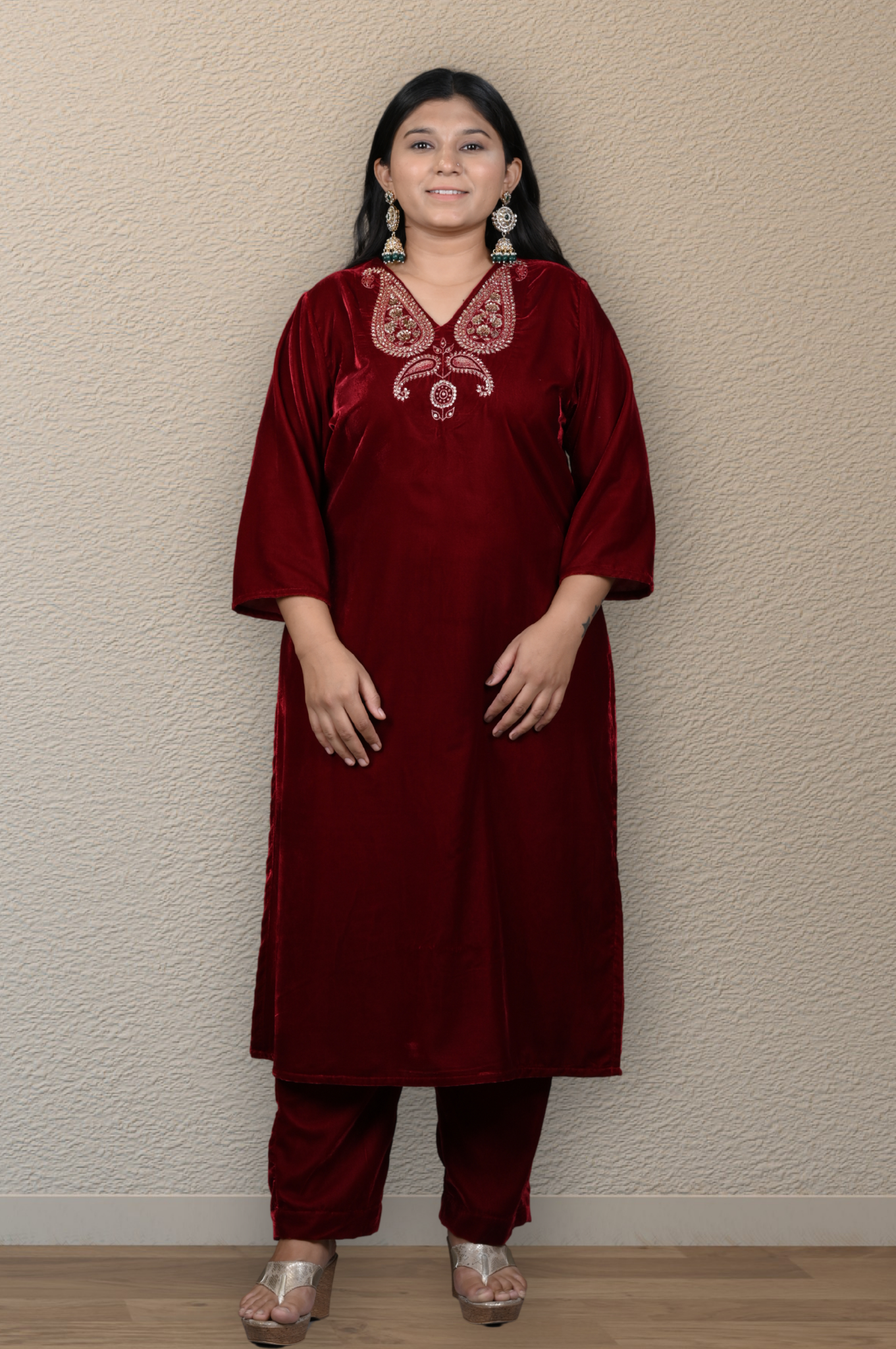 STRAIGHT CUT KURTA WITH PANTS